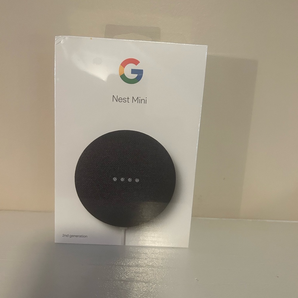 Google nest mini second generation smart speaker with Google Assistant